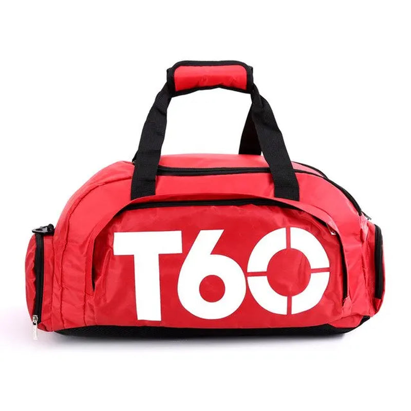 Duffel Gym Bag with Shoe Compartment – Sport & Travel Backpack for Men & Women