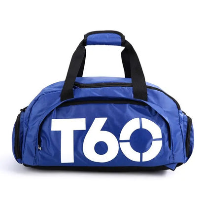 Duffel Gym Bag with Shoe Compartment – Sport & Travel Backpack for Men & Women