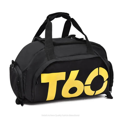 Duffel Gym Bag with Shoe Compartment – Sport & Travel Backpack for Men & Women